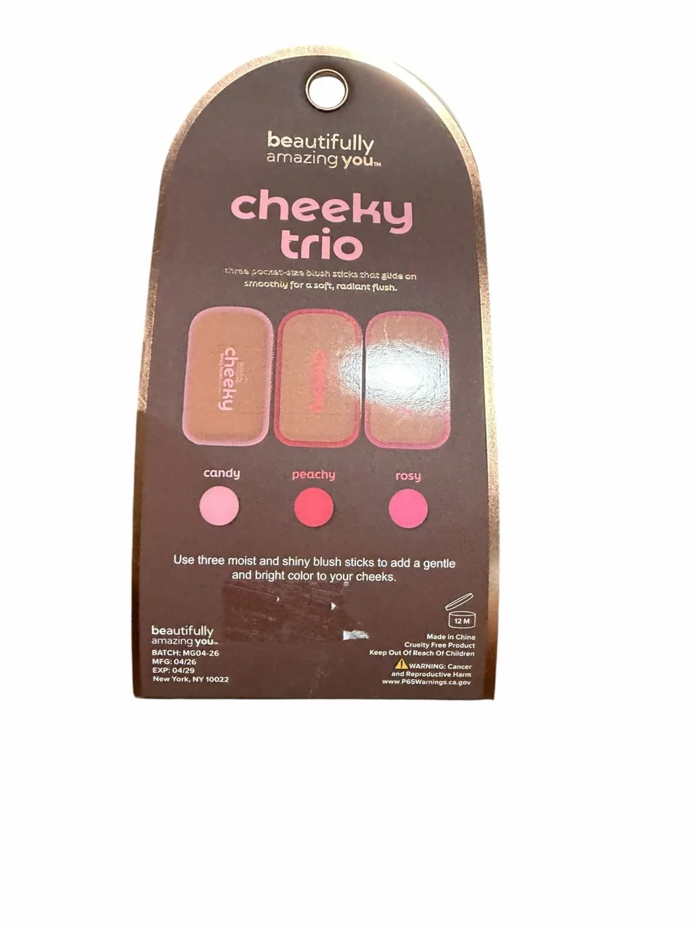 Cheeky Trio Blush Set — Peachy / Candy / Rosy